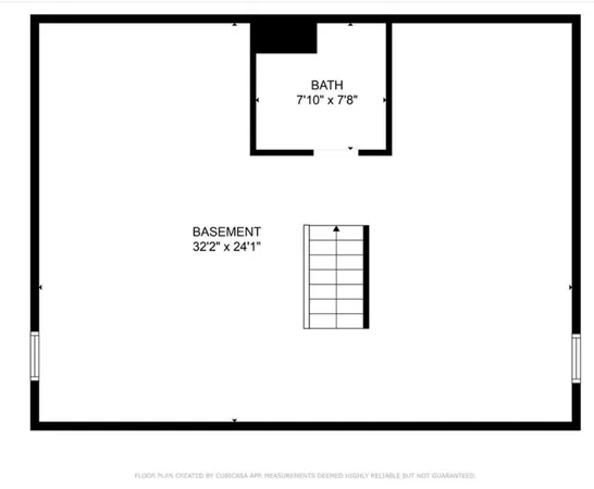 a picture of floor with a white wall and a painting