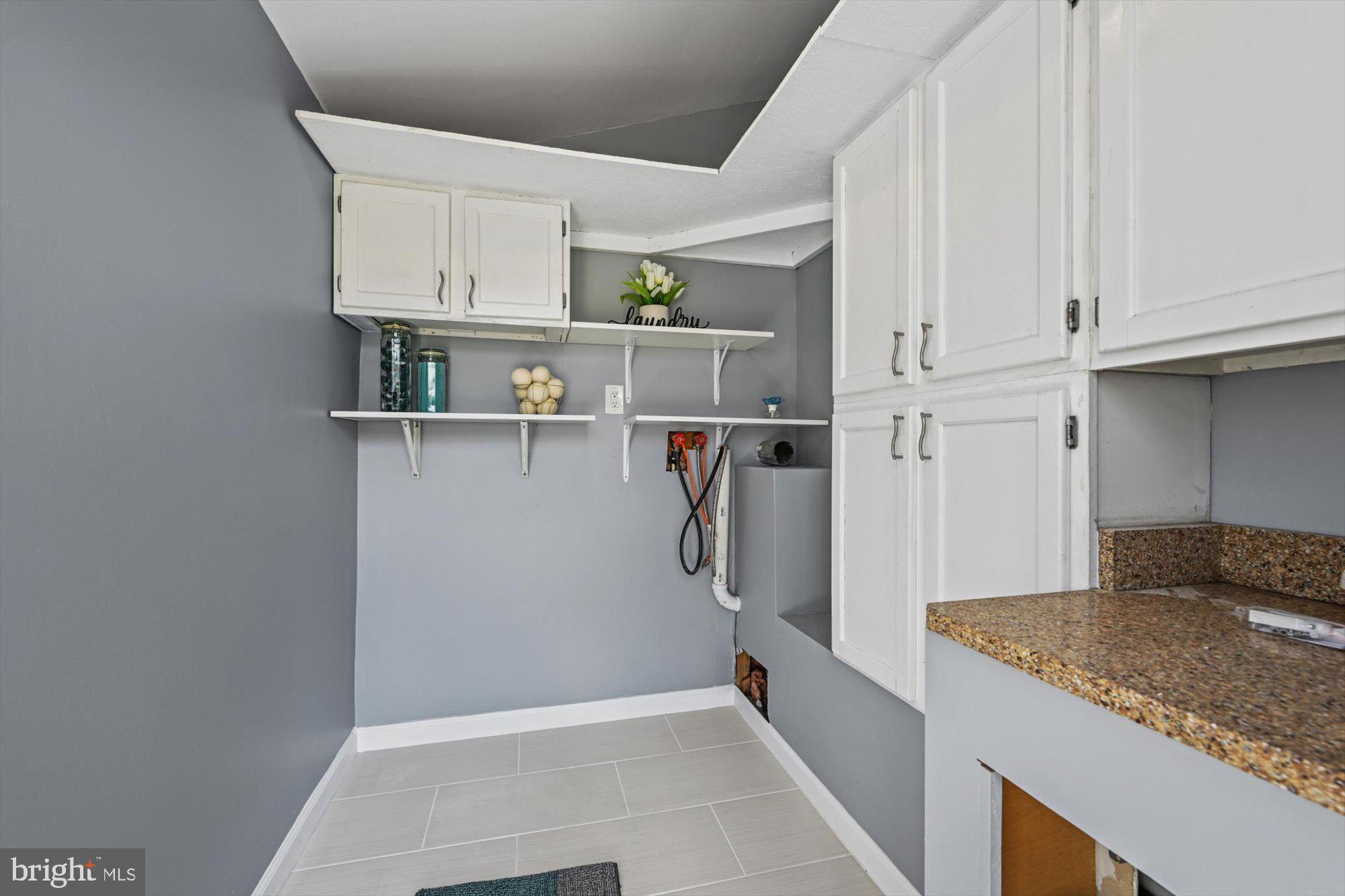 3124 Sollers Point Road Dundalk, MD 21222 - Photo 21 of 24 a kitchen with white cabinets and refrigerator