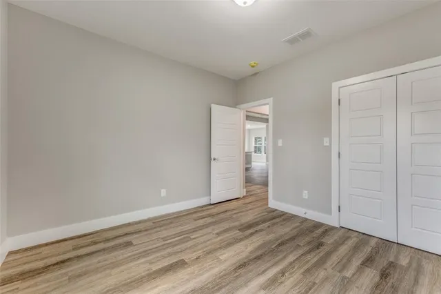 wooden floor in an empty room