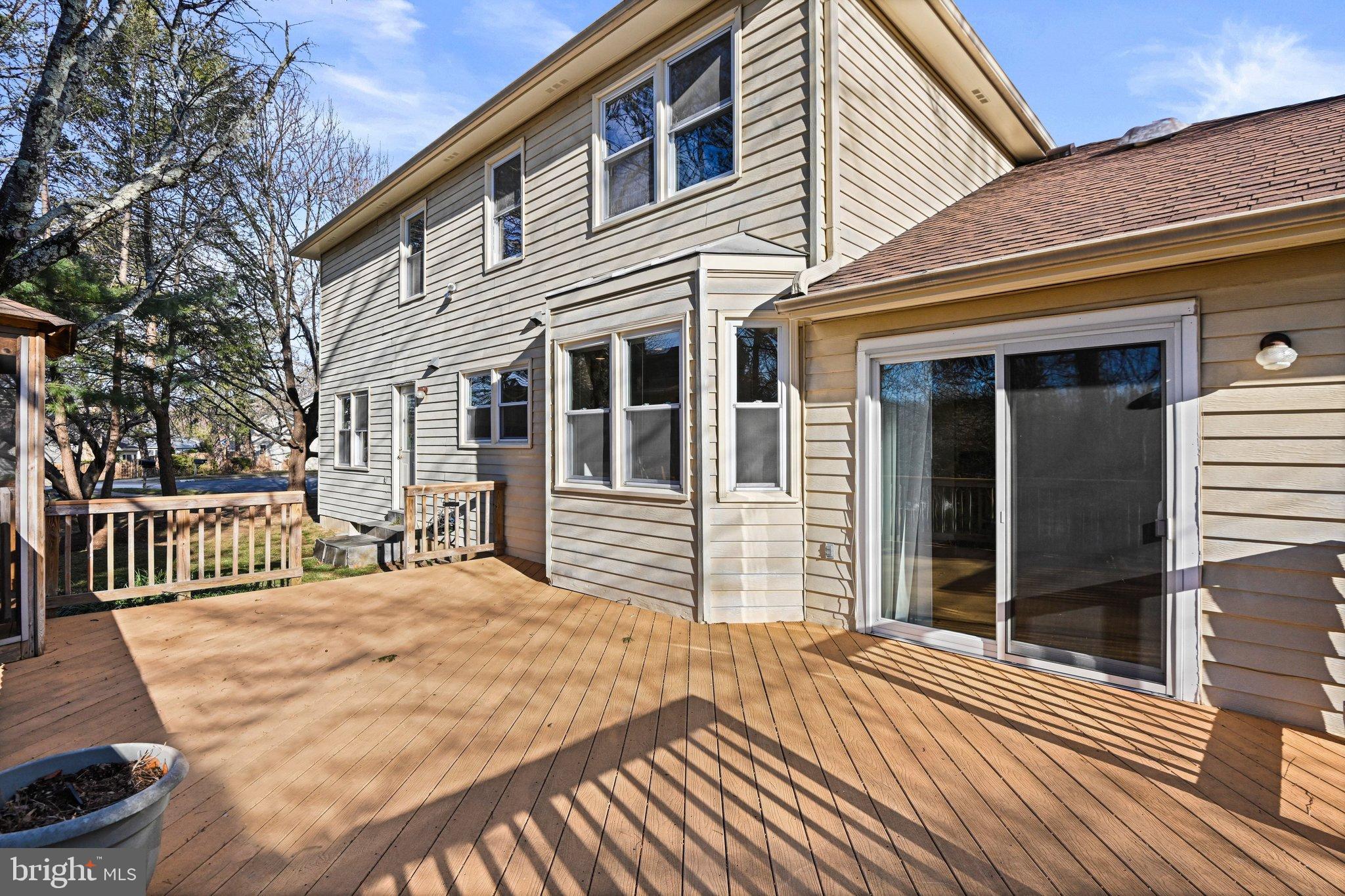 2707 Glencroft Road Vienna, VA 22181 - Photo 51 of 53 Spacious deck perfect for outdoor gatherings.