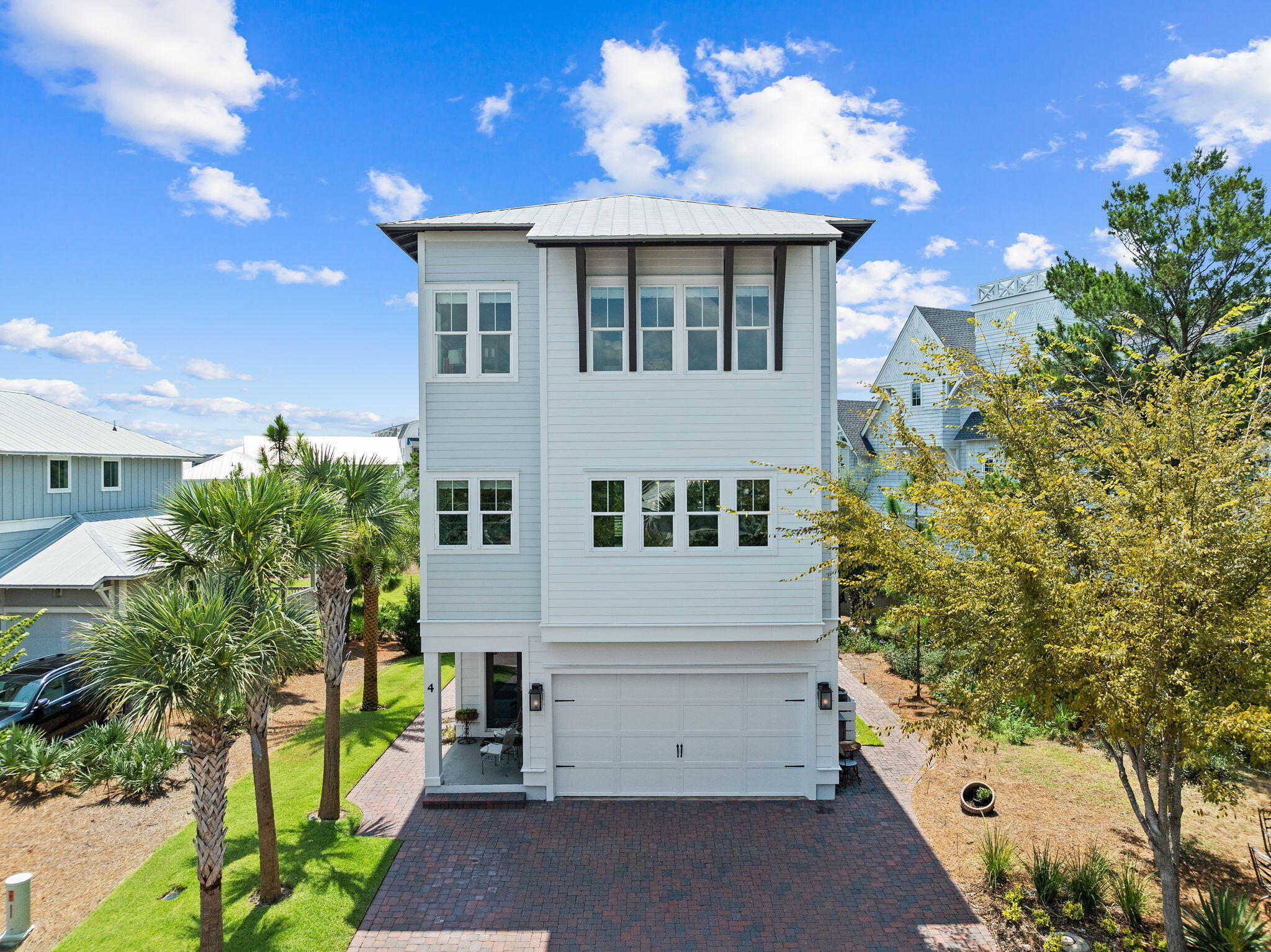 4 Clipper Street Inlet Beach, FL 32461 - Photo 2 of 49 a front view of a house with a yard