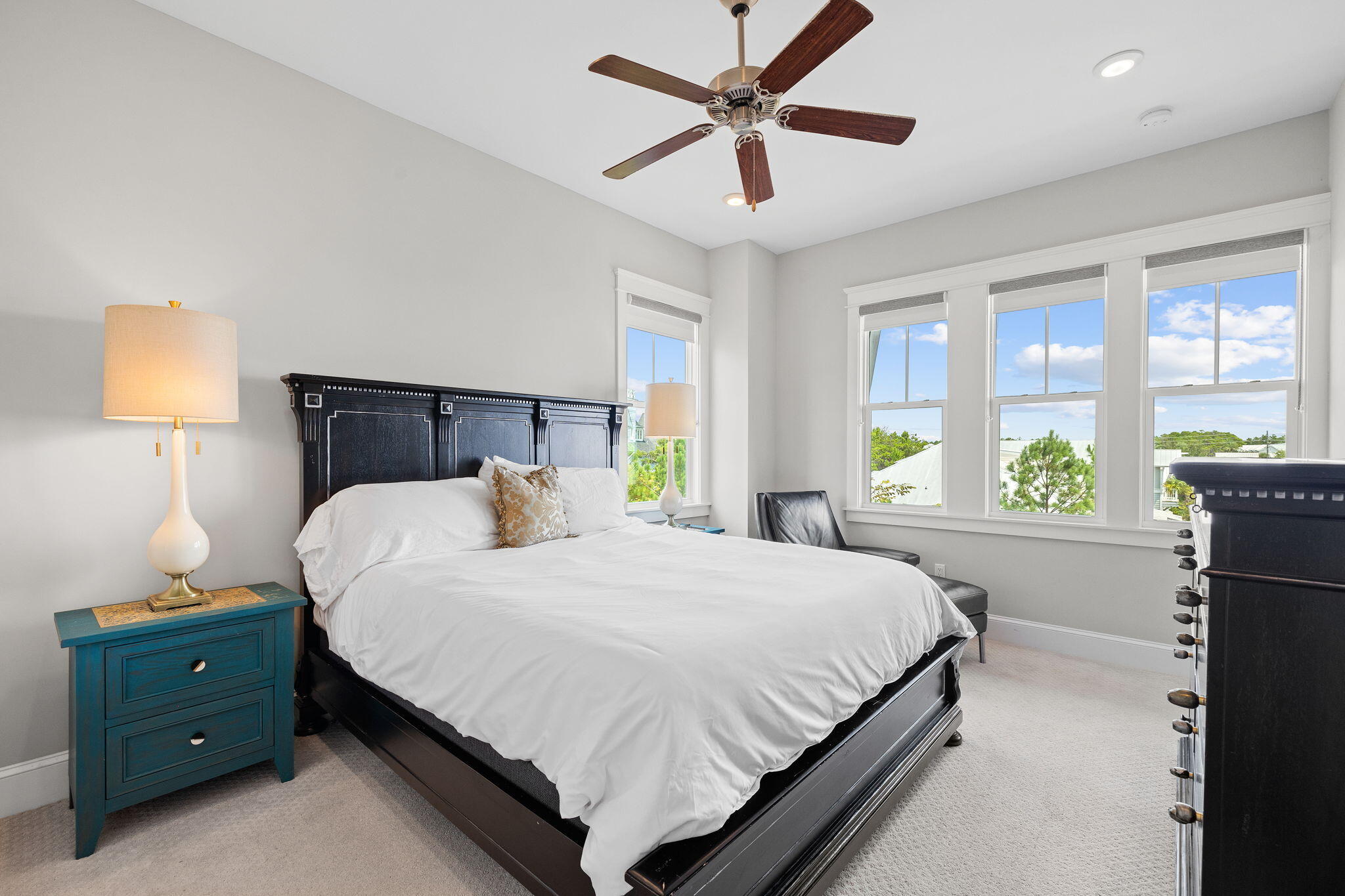4 Clipper Street Inlet Beach, FL 32461 - Photo 22 of 49 a bedroom with a bed and a window