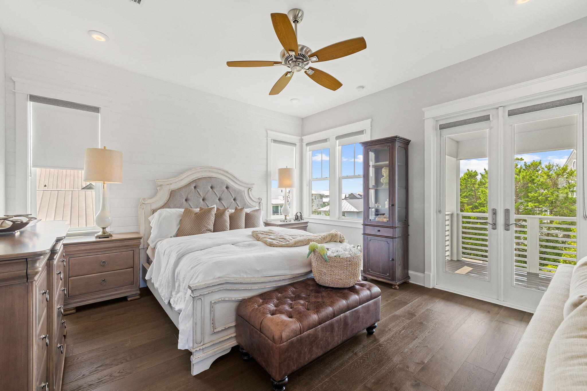 4 Clipper Street Inlet Beach, FL 32461 - Photo 25 of 49 a bedroom with a bed and a large window