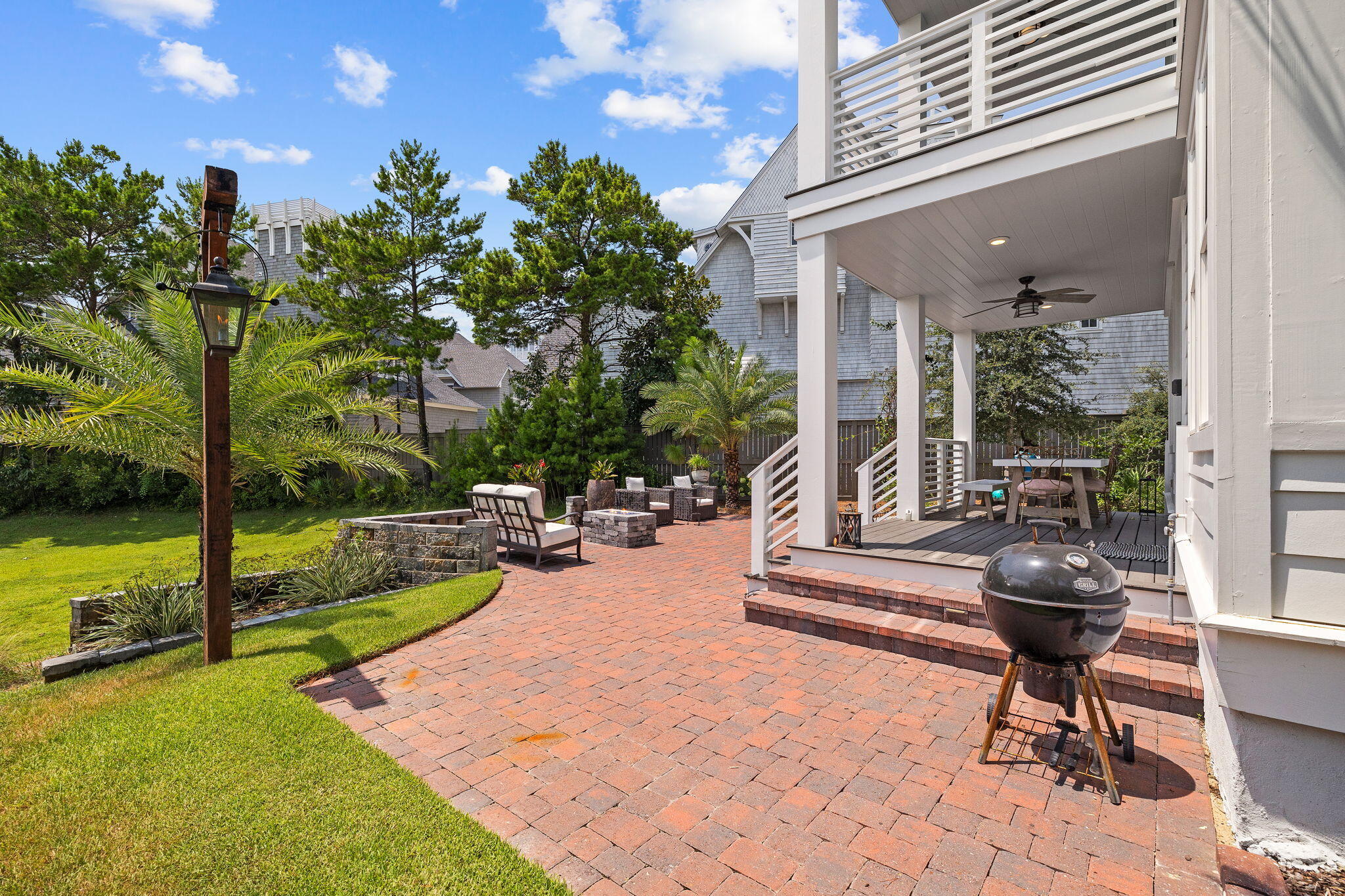 4 Clipper Street Inlet Beach, FL 32461 - Photo 32 of 49 a swimming pool with outdoor seating and yard