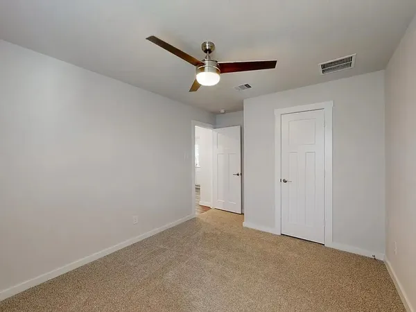a view of an empty room