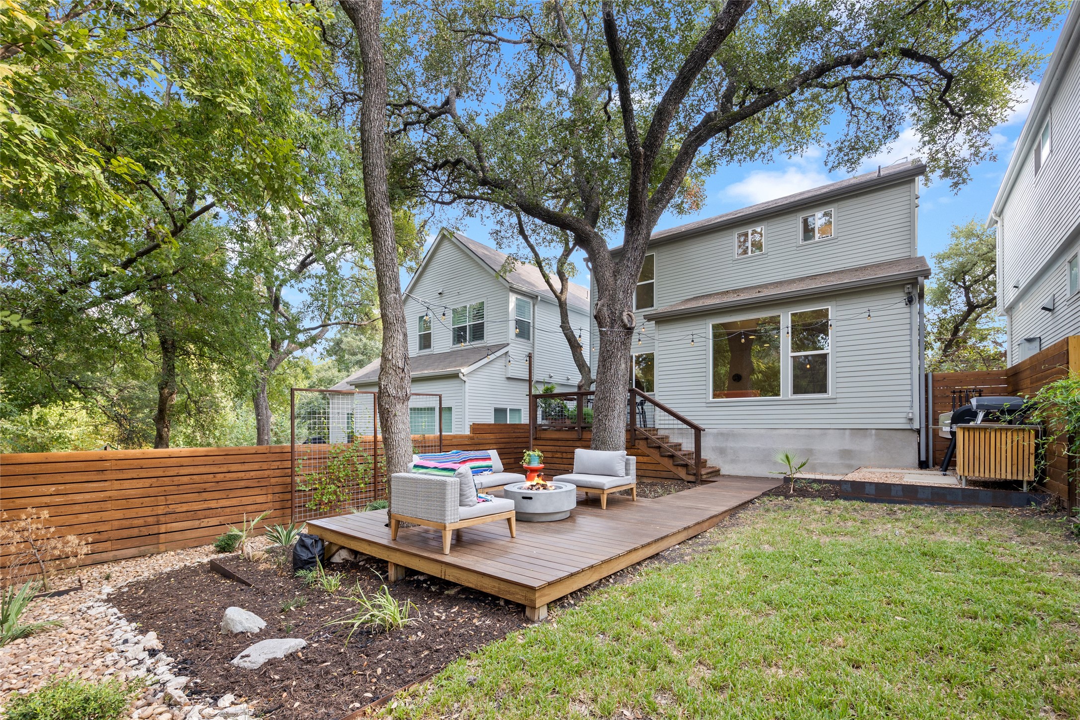 3001 Del Curto Road, Unit 8 Austin, TX 78704 - Photo 1 of 1 a view of a house with backyard and sitting area