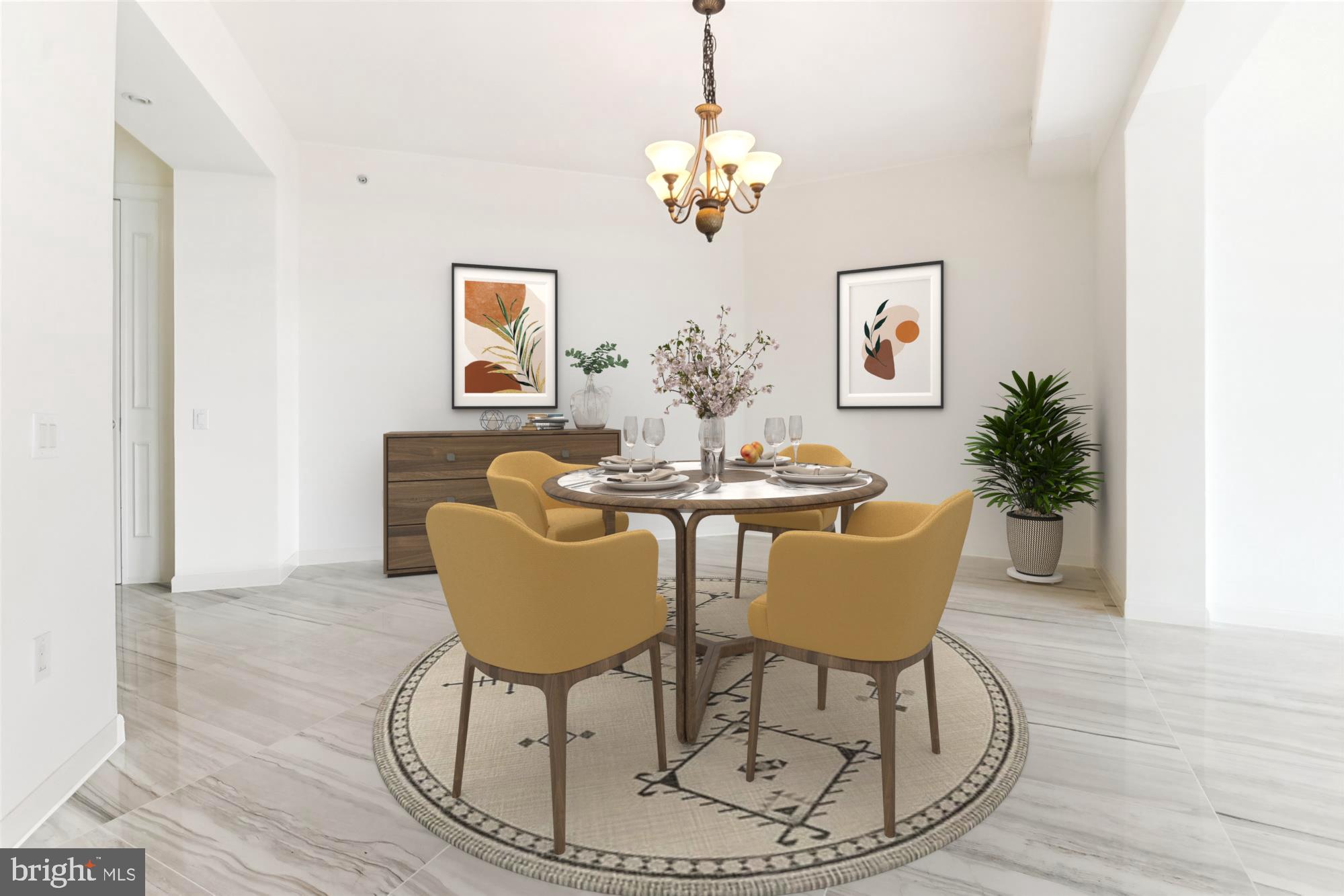 1830 Fountain Drive, Unit 1501 Reston, VA 20190 - Photo 14 of 62 Dining Room Virtually Staged
