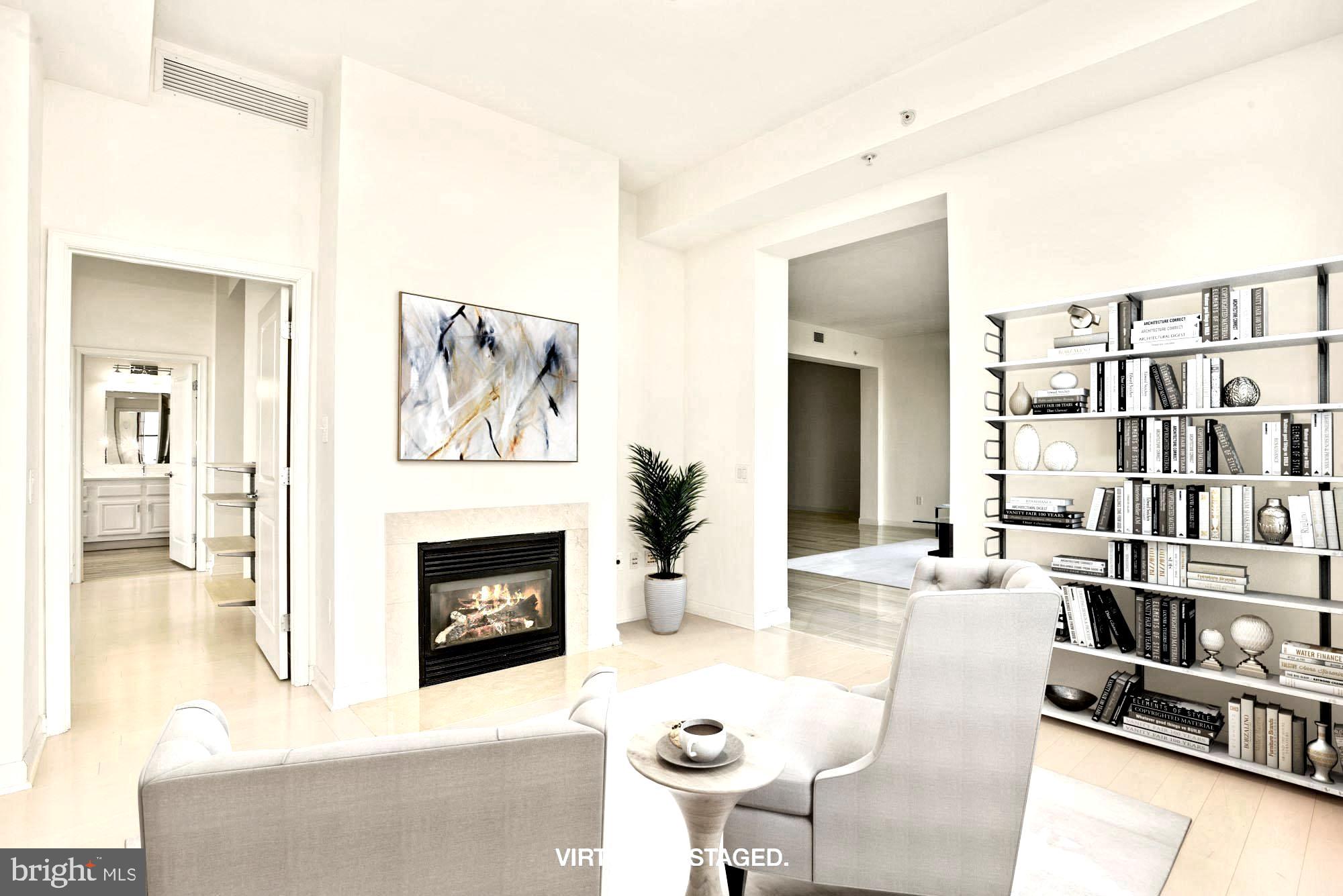 1830 Fountain Drive, Unit 1501 Reston, VA 20190 - Photo 17 of 62 Den or Library Virtually Staged
