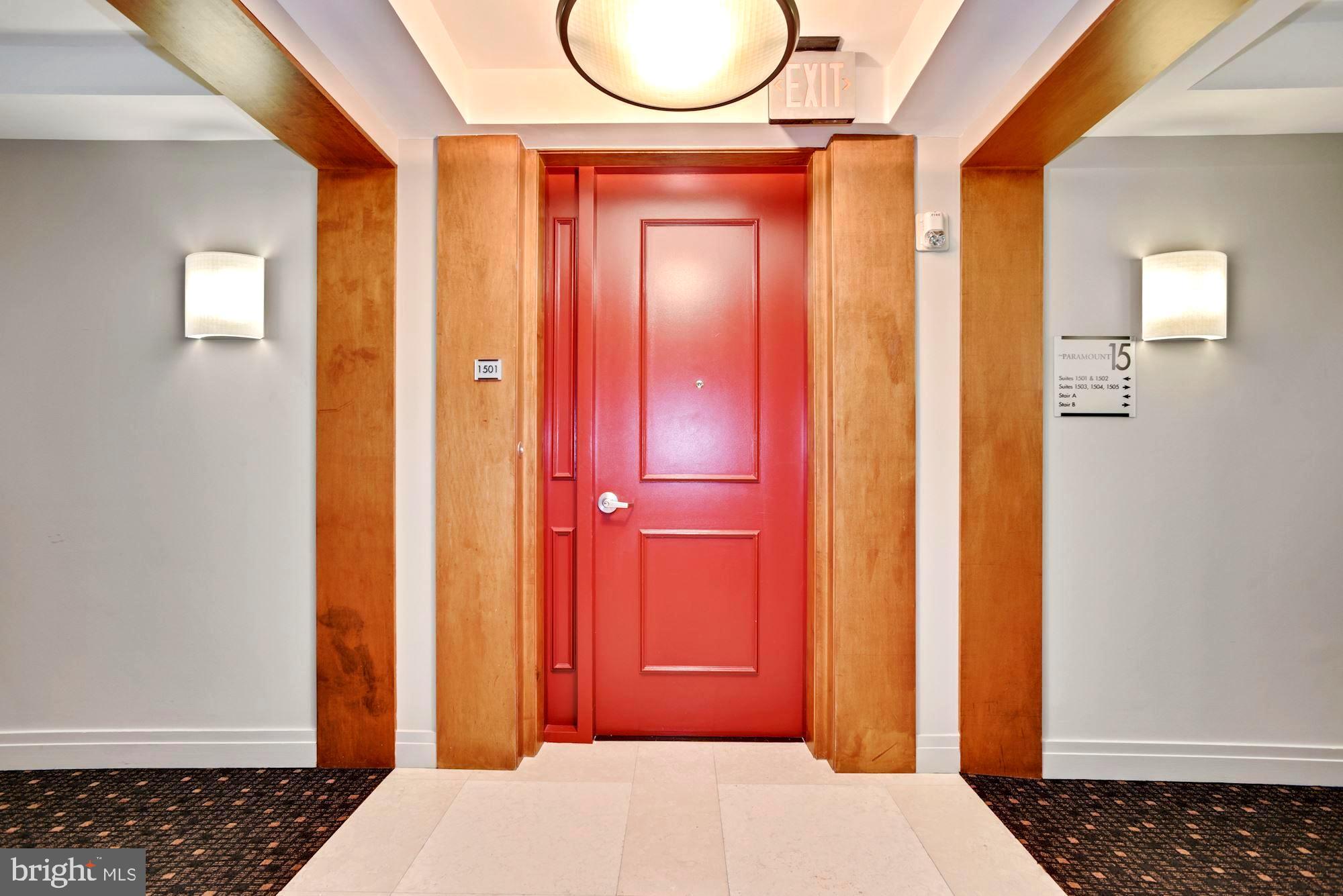 1830 Fountain Drive, Unit 1501 Reston, VA 20190 - Photo 3 of 62 Entrance Door to 1501 PENTHOUSE on 15th Floor