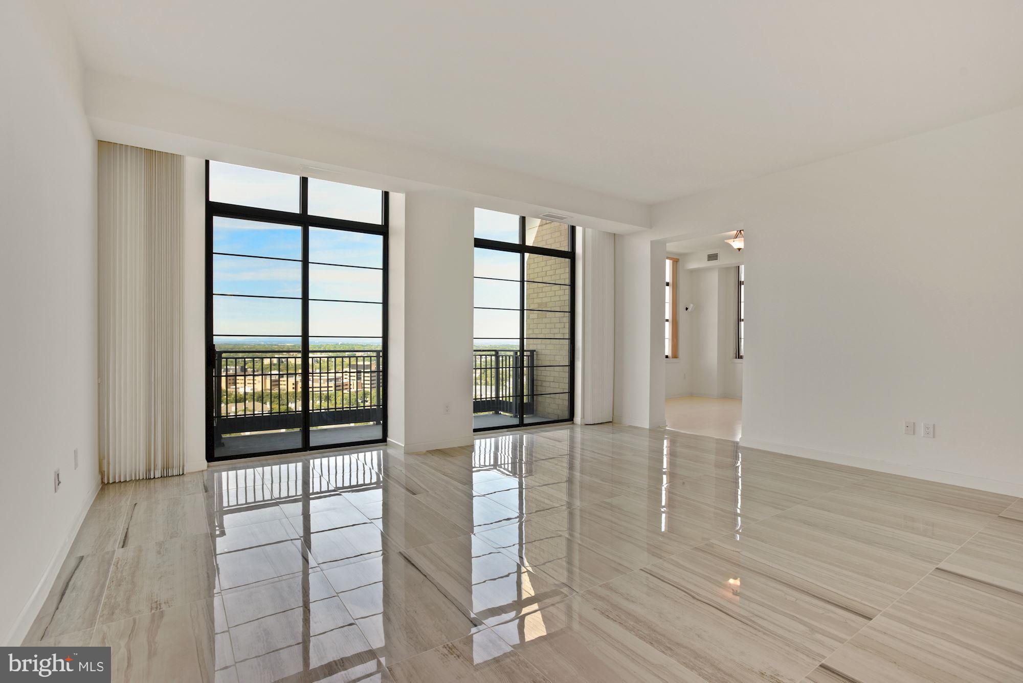 1830 Fountain Drive, Unit 1501 Reston, VA 20190 - Photo 8 of 62 Living Room with Great View - Without Staging