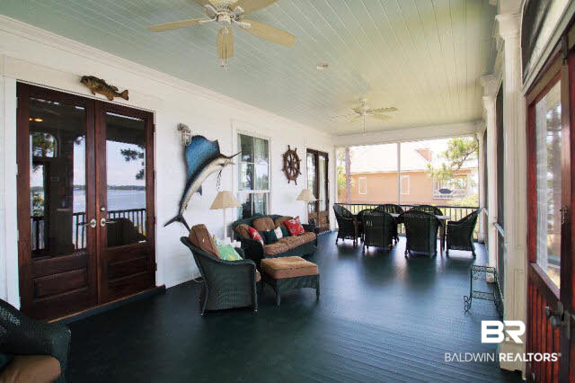 28535 Harbor Court Elberta, AL 36530 - Photo 17 of 21 Screened Porch offers spectacular views and plenty of room for entertaining.