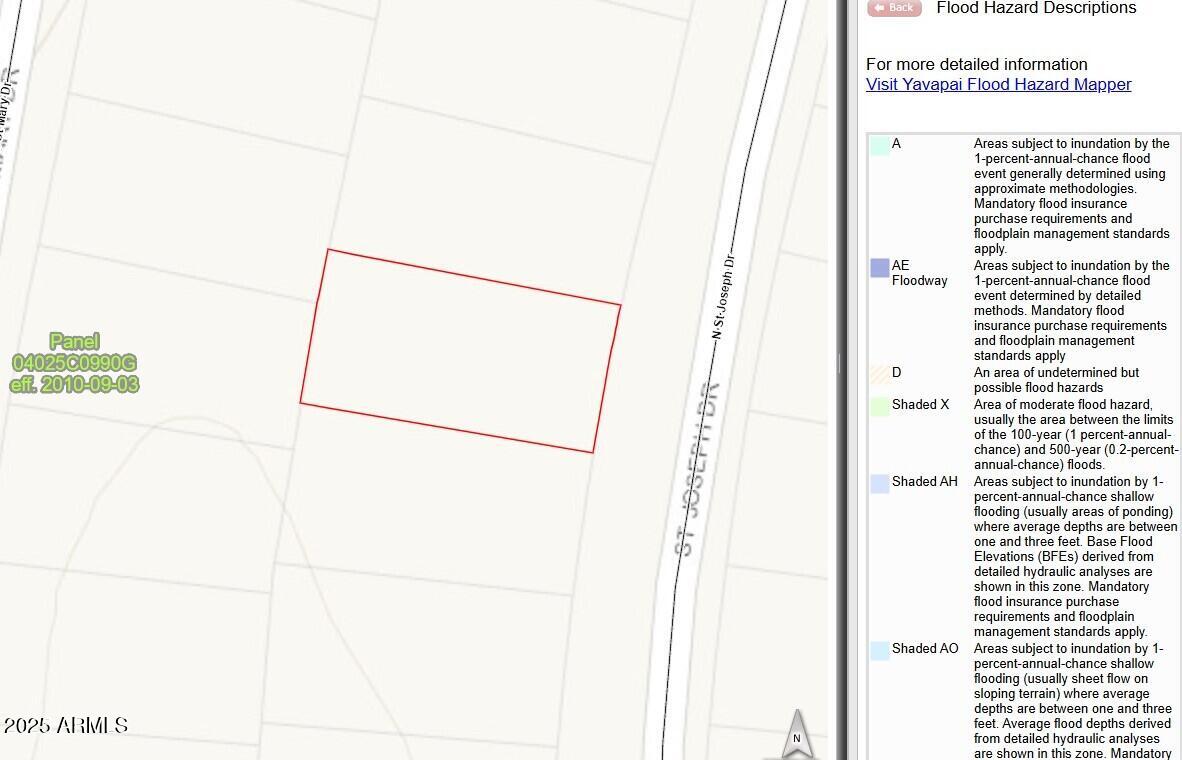 25670 St Joseph Road, Unit 479 Paulden, AZ 86334 - Photo 33 of 34 Buyer Verify Flood Zone