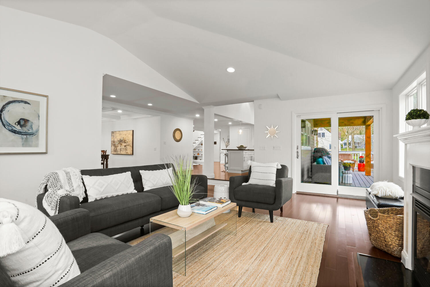 86 West Avenue Darien, CT 06820 - Photo 10 of 32 a living room with furniture and wooden floor