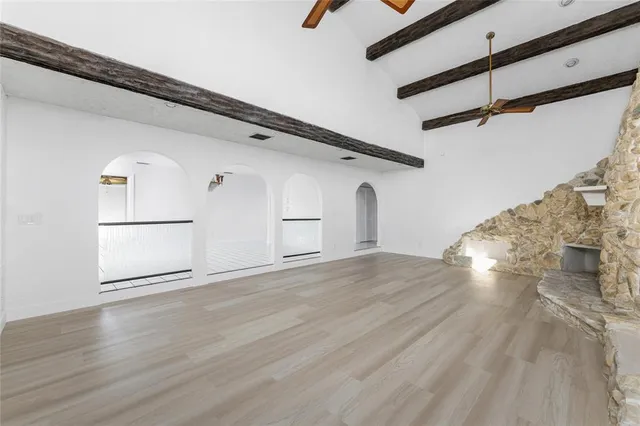 a view of an empty room with window