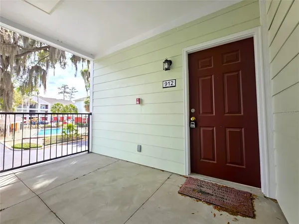 a view of front door