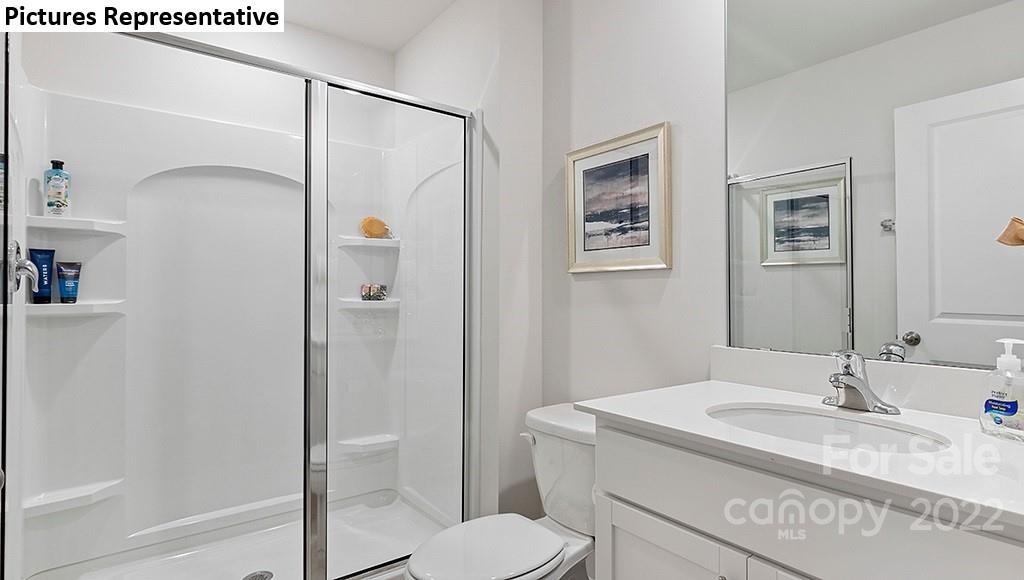 5018 Fandango Road York, SC 29745 - Photo 20 of 29 a bathroom with a granite countertop sink toilet and shower