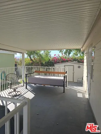 a outdoor space with furniture