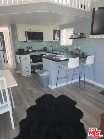 a kitchen with a sink cabinets and stainless steel appliances