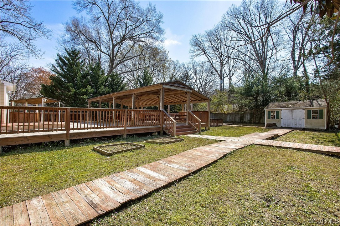 8911 Midway Road Henrico, VA 23229 - Photo 26 of 30 a view of a house with swimming pool and sitting area