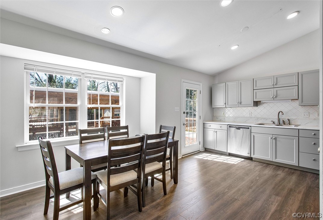 8911 Midway Road Henrico, VA 23229 - Photo 9 of 30 a view of a dining room with furniture and wooden floor