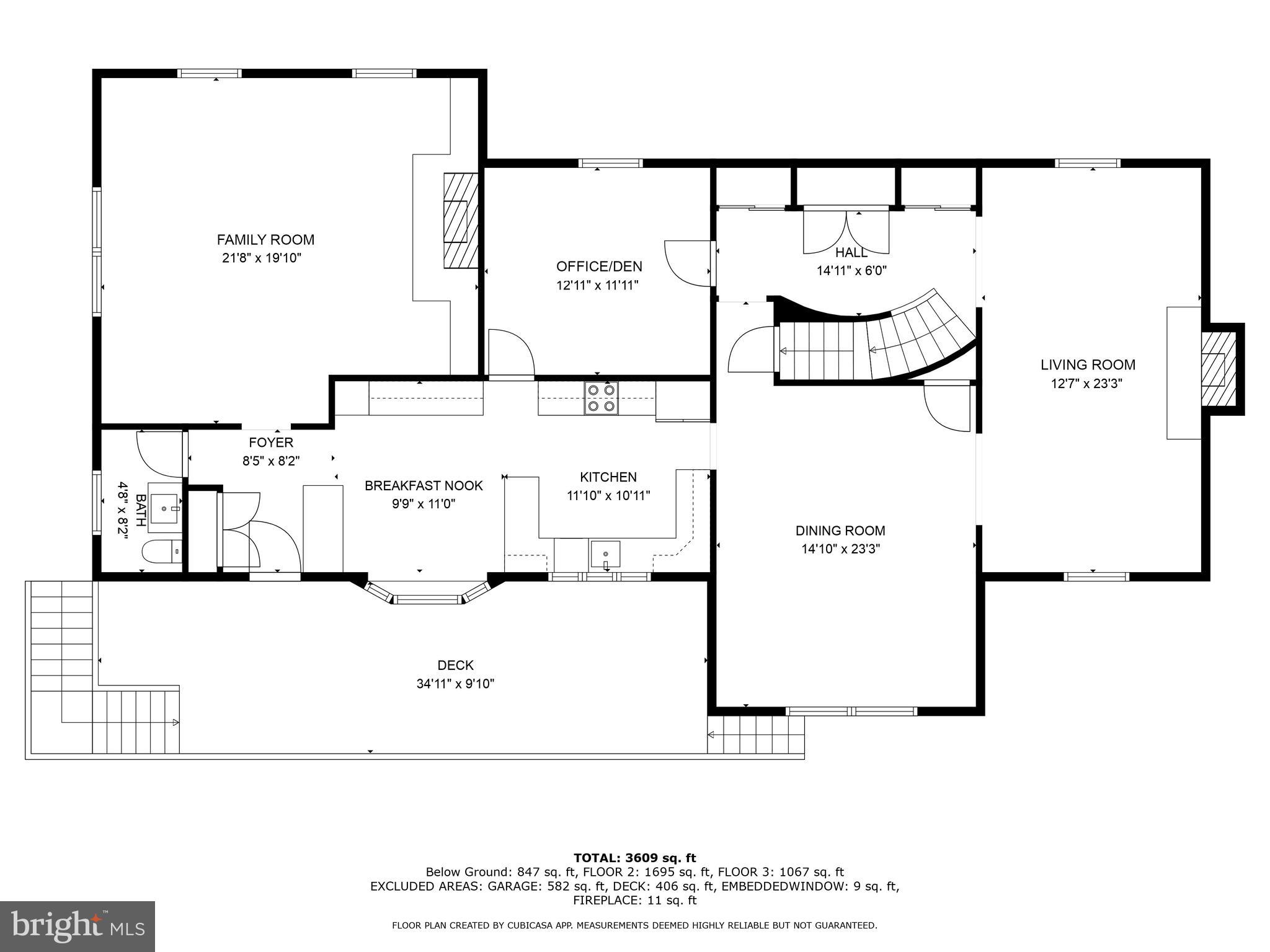 641 Shore Acres Road Arnold, MD 21012 - Photo 67 of 69 Main Level Floor Plan