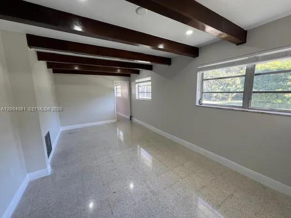 a view of an empty room