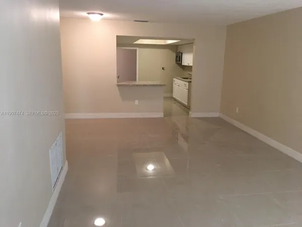 a view of empty room