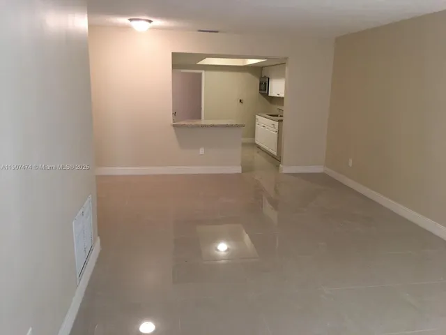 a view of empty room