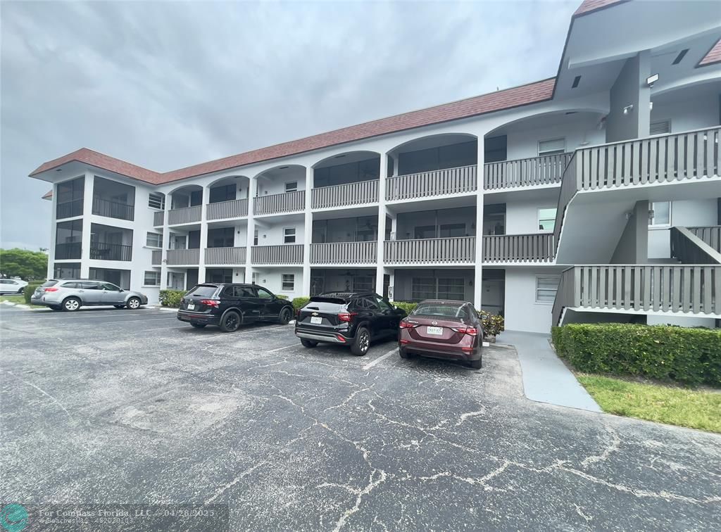 a car parked in front of a house