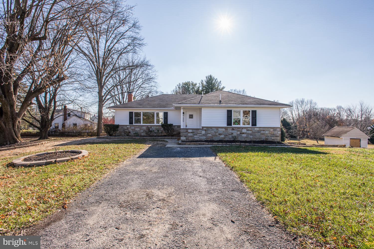 5303 Emory Road Upperco, MD 21155 - Photo 20 of 33 a view of a house with swimming pool and a yard