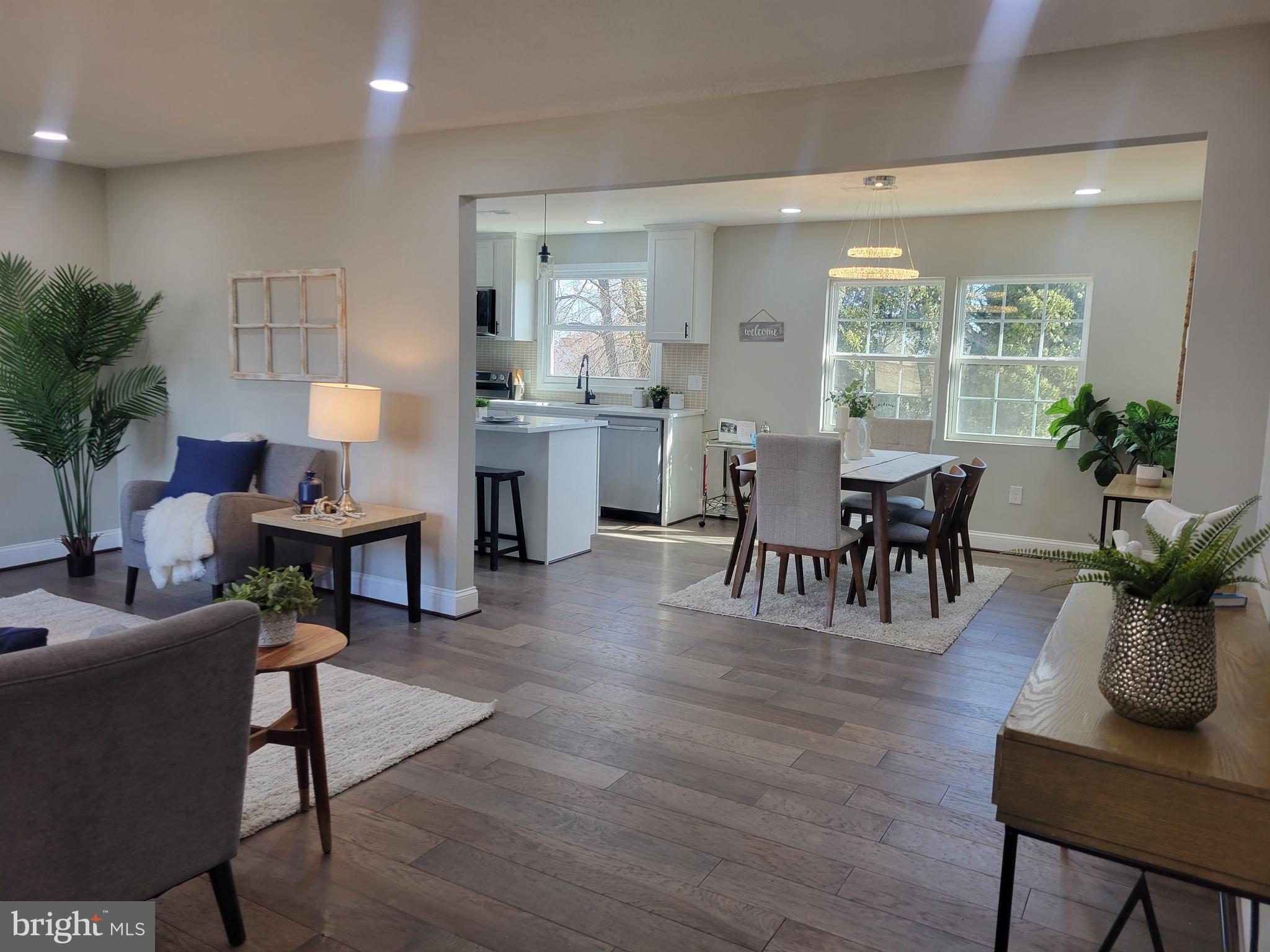 5303 Emory Road Upperco, MD 21155 - Photo 3 of 33 a view of a dining room with furniture window and wooden floor