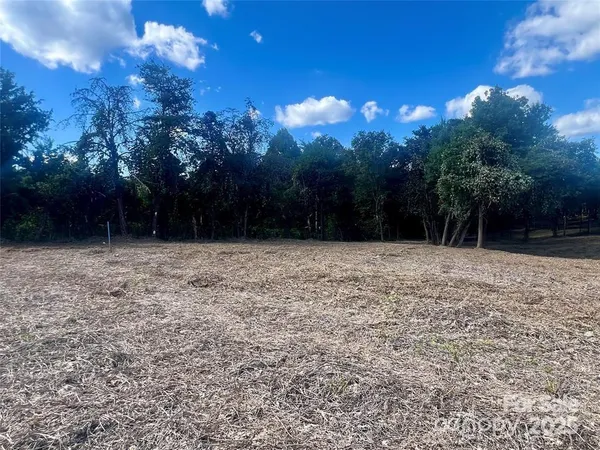 a view of hardwood space and trees