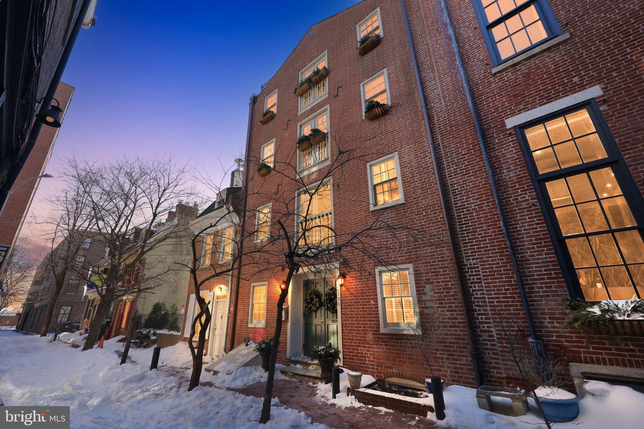 126 Cuthbert Street at Twilight