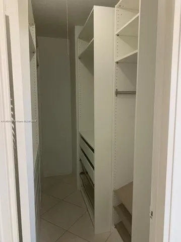 a view of walk in closet