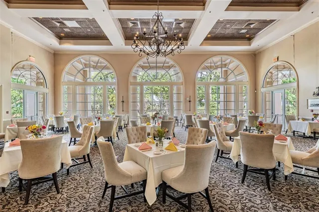 a view of a storage room with chairs