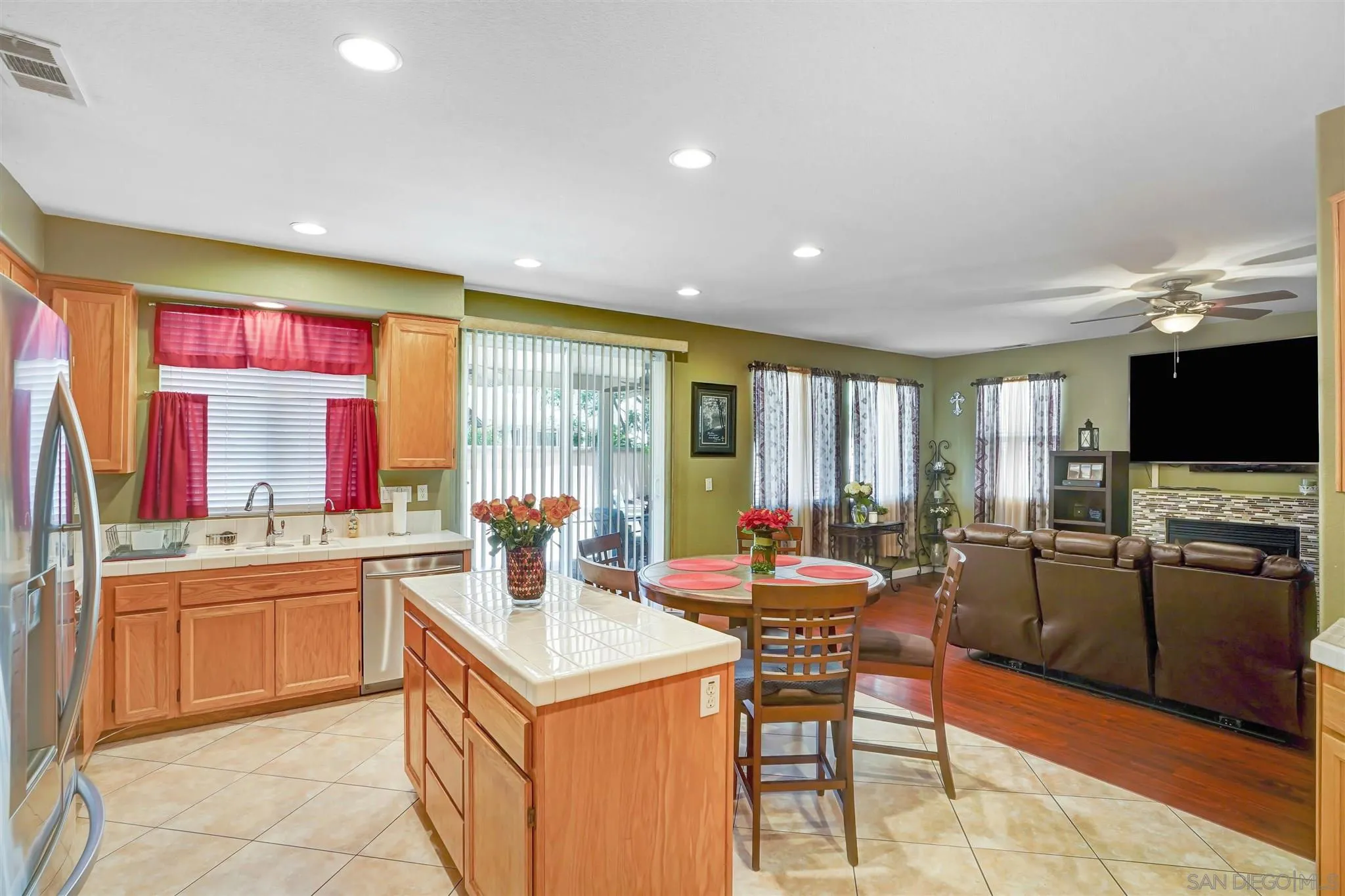 1266 Riviera Summit Road San Diego, CA 92154 - Photo 8 of 41 a kitchen with a sink and counter top space