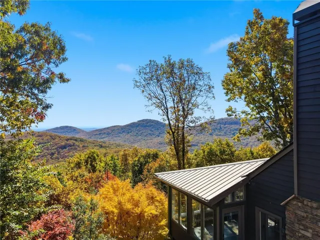 a view of a house with a balcony