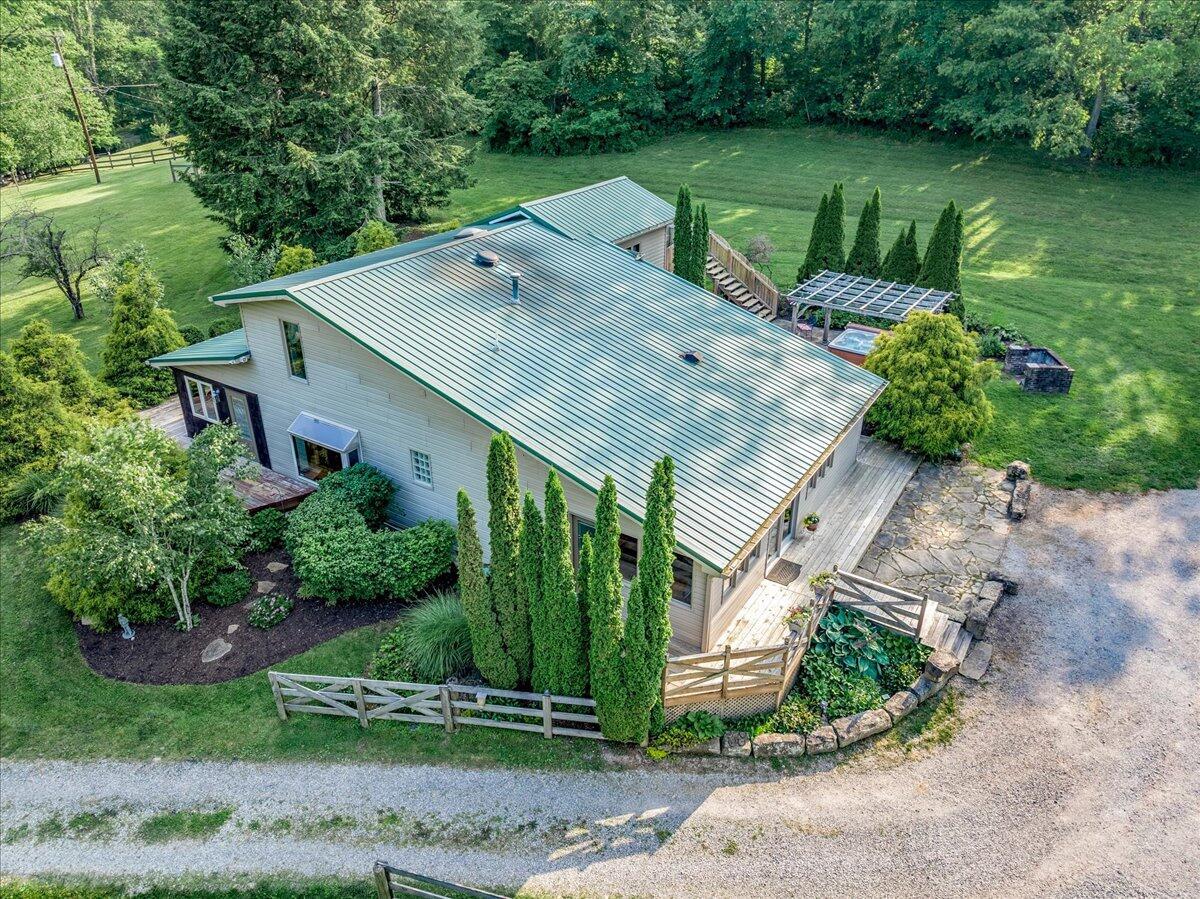 37000 Kingsbury Road Pomeroy, OH 45769 - Photo 9 of 69 drone view of back side of home