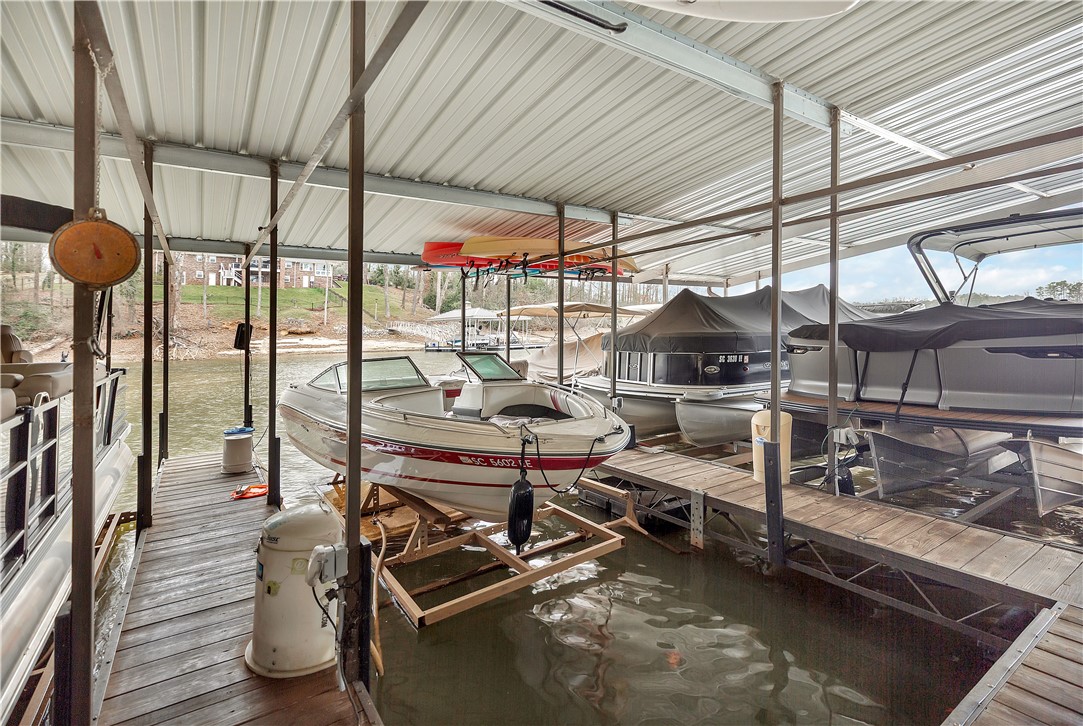 101 Riviera Circle Anderson, SC 29621 - Photo 2 of 35 This private dock with multiple boat slips provides exceptional waterfront access and leisure opportunities.