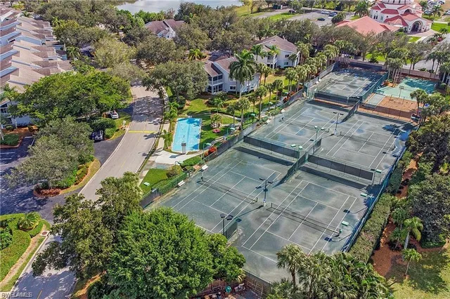 an aerial view of residential house with outdoor space