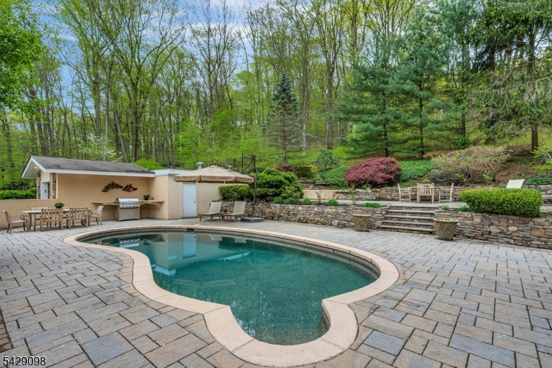 174 Bliss Road Mendham, NJ 07945 - Photo 47 of 49 a view of a swimming pool with a patio