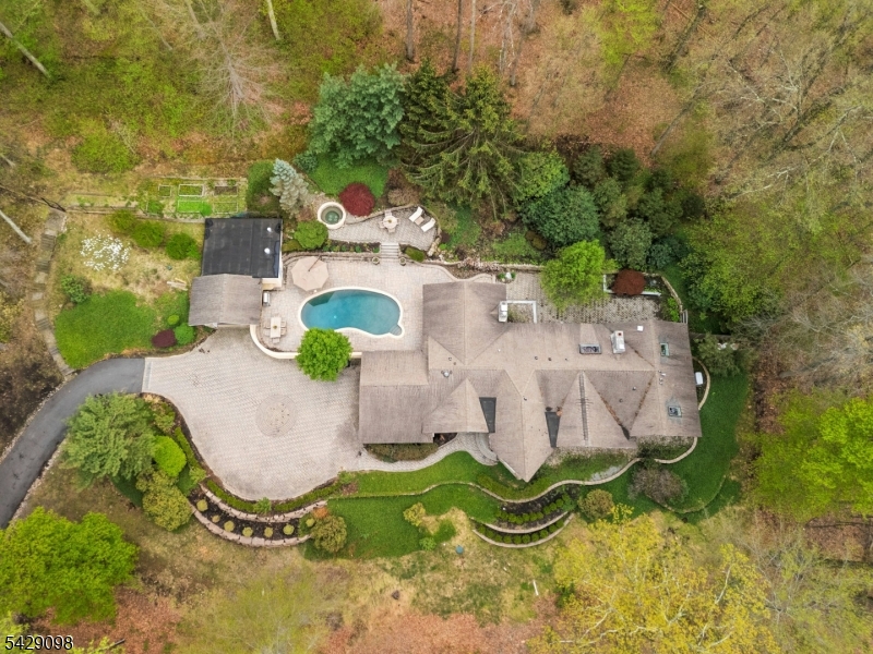 174 Bliss Road Mendham, NJ 07945 - Photo 8 of 49 an aerial view of a swimming pool