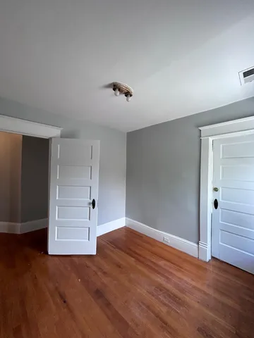 wooden floor in an empty room