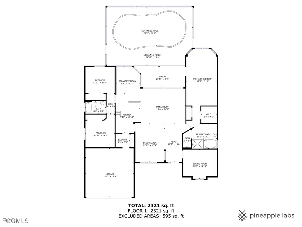 15035 Balmoral Loop Fort Myers, FL 33919 - Photo 39 of 39 a picture of floor plan
