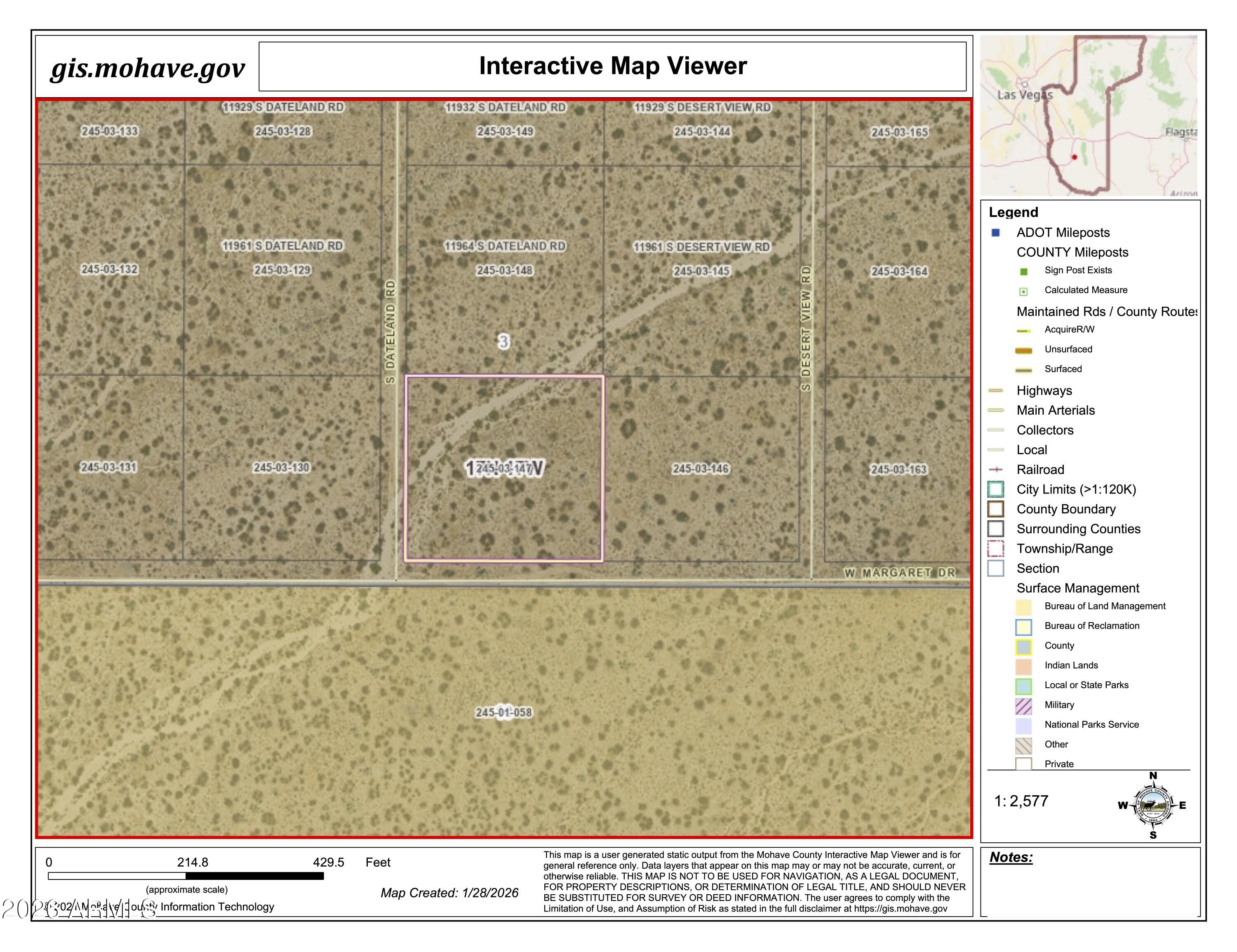 Xx Xx Golden Valley, Unit LOT 9 Yucca, AZ 86438 - Photo 3 of 3 245-03-147