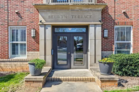 a view of entrance door of the building