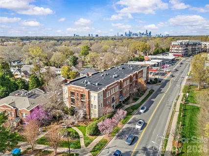a view of a city with an ocean view