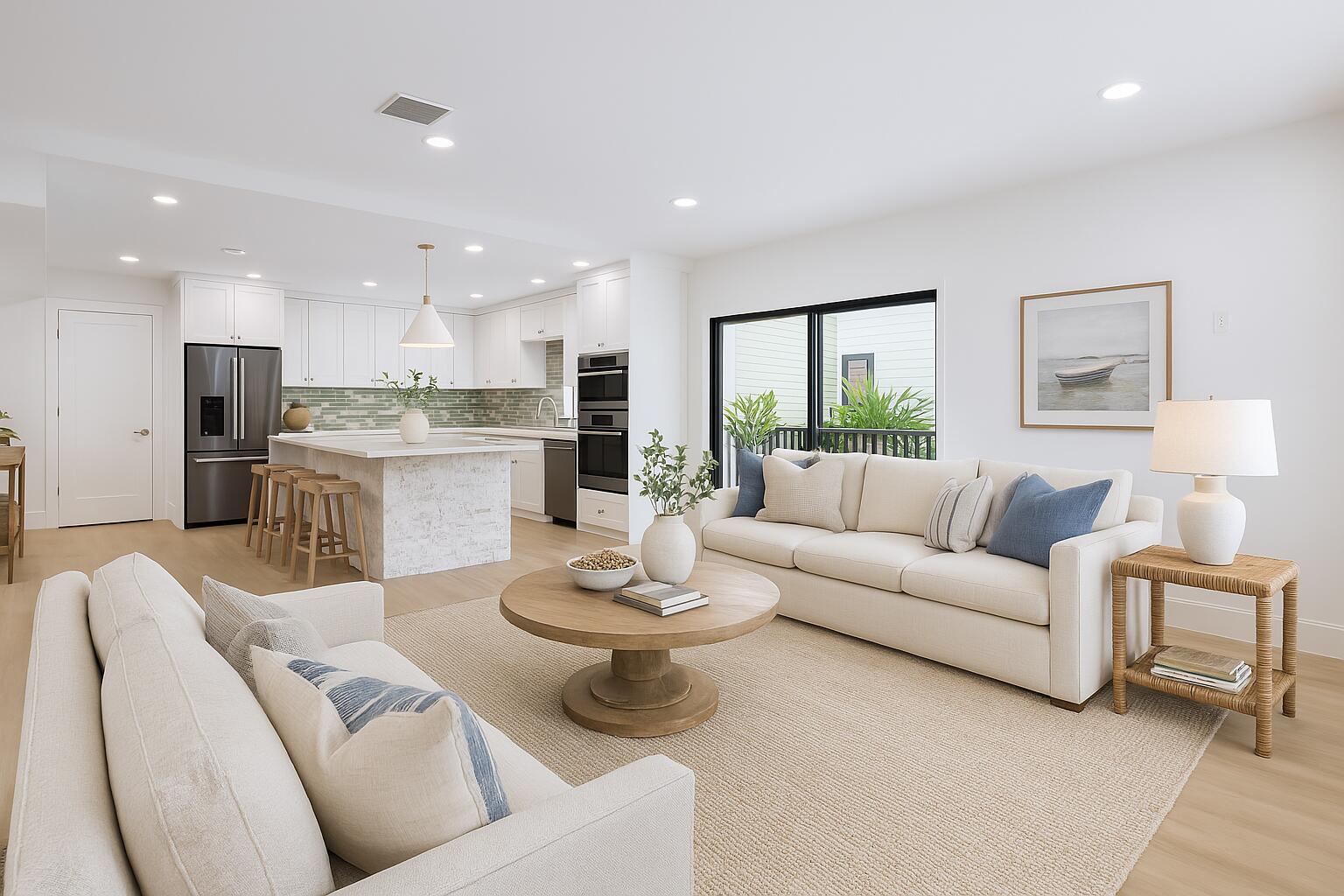 17 Coral Way Key Largo, FL 33037 - Photo 2 of 51 a living room with furniture kitchen and a table