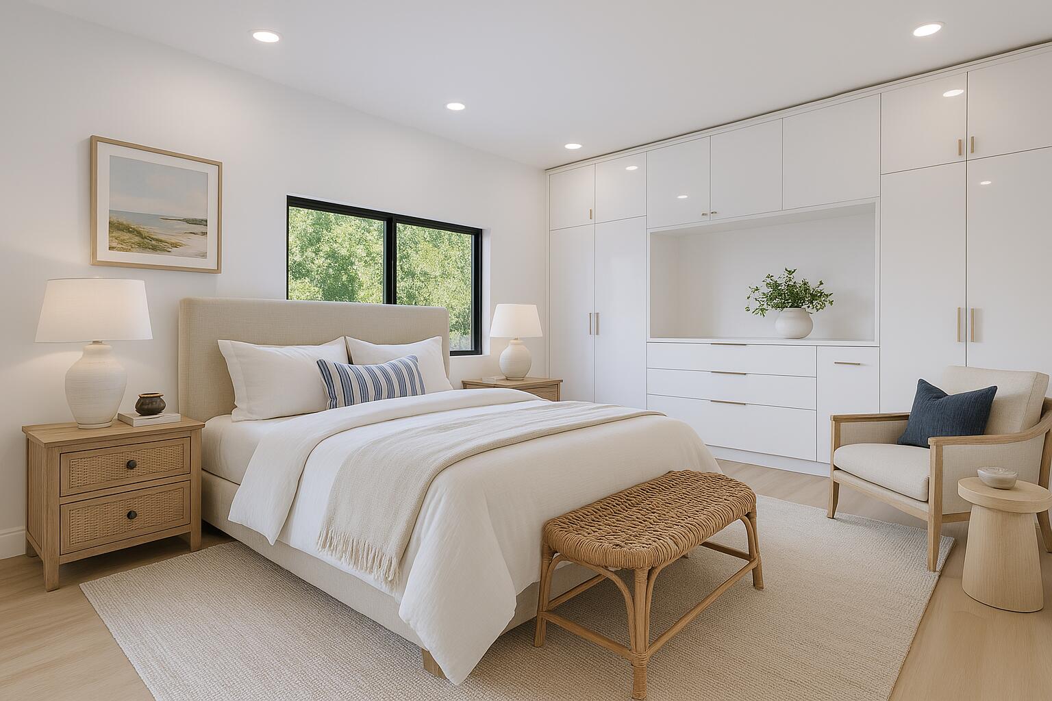 17 Coral Way Key Largo, FL 33037 - Photo 4 of 51 a bedroom with a bed and a chair