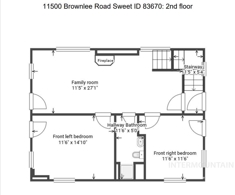 11500 Brownlee Road Sweet, ID 83670 - Photo 20 of 22 View of floor plan / room layout